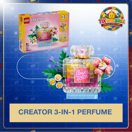 WIN LEGO Creator 3-IN-1 Floral Purfume Bottle